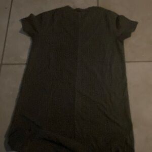 Zara green suede dress in small